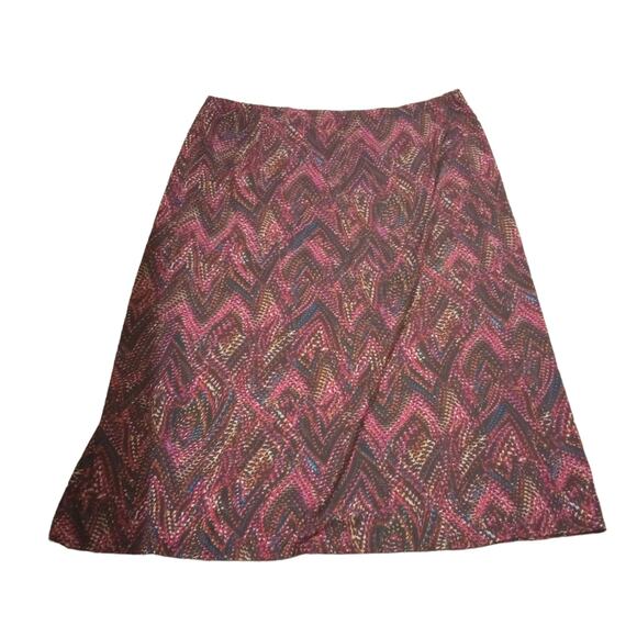 Kim Rogers Elastic Waist Maxi Skirt With Slit On Side Size 3X 35" Long - Picture 2 of 3